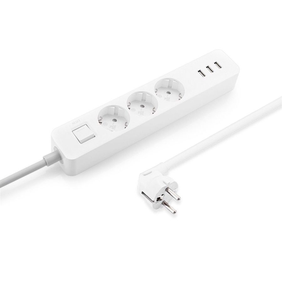 Xiaomi power strip with 3 sockets and 3 USB Mi Power Strip